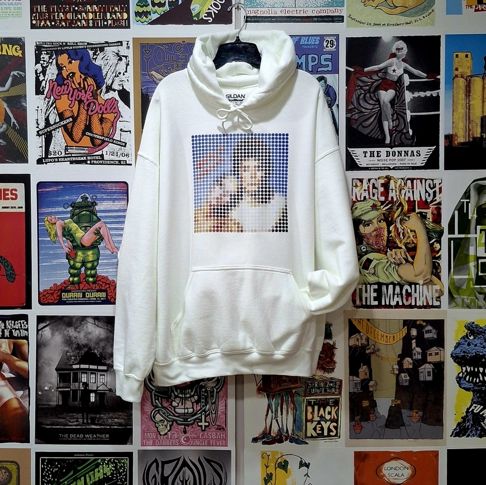 ONE OF A KIND 🖤🐈‍⬛ BOWIE "PINUPS" ALBUM ART HOODIE XL